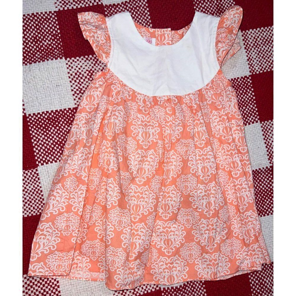 Ricrac & Ruffles Paisley Dress (4T)